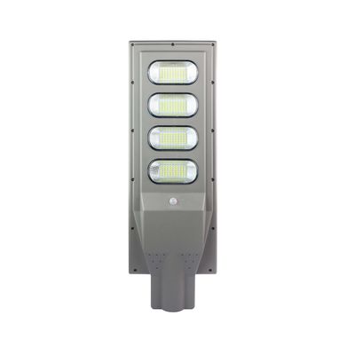600lm 10AH All In One Solar Street Light , 6500K Solar Panel Road Light