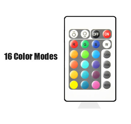 IP54 3.7V RGB Solar Lights Stone 16 Led Color Modes Garden Lawn 1800mAh