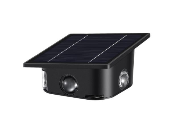DIY RGB 70LM Solar Wall Lights Outdoor ABS PC For Garden Yard