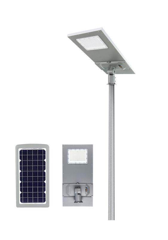 170lm/w 6000lm All In One Solar Light , 240WH Solar Panel LED Street Lights