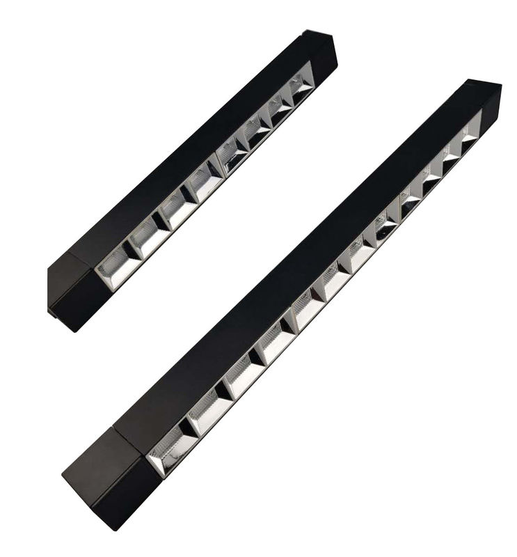 100V 1425lm Led Track Spotlights Linear Black Surface Mounted 20W 30W 35W